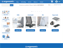 Tablet Screenshot of ergonomio.com