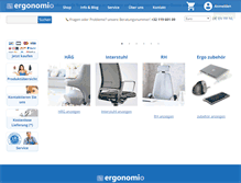 Tablet Screenshot of ergonomio.de