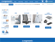 Tablet Screenshot of ergonomio.fr